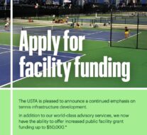 USTA has funds for high schools!